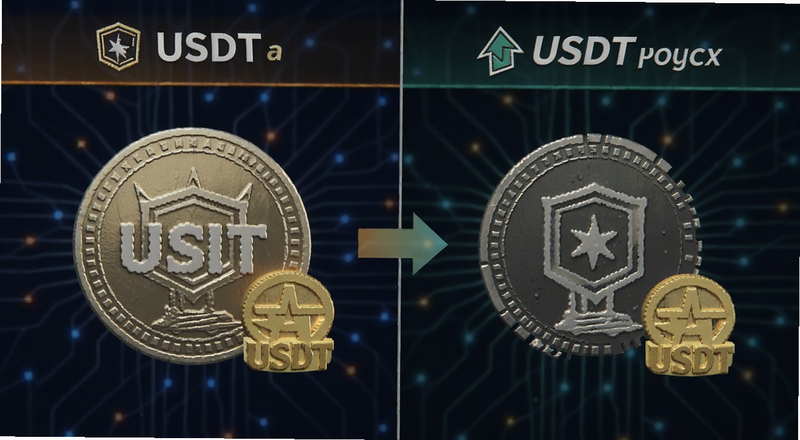 USDT��a��USDT�Ա�ʾ��ͼ