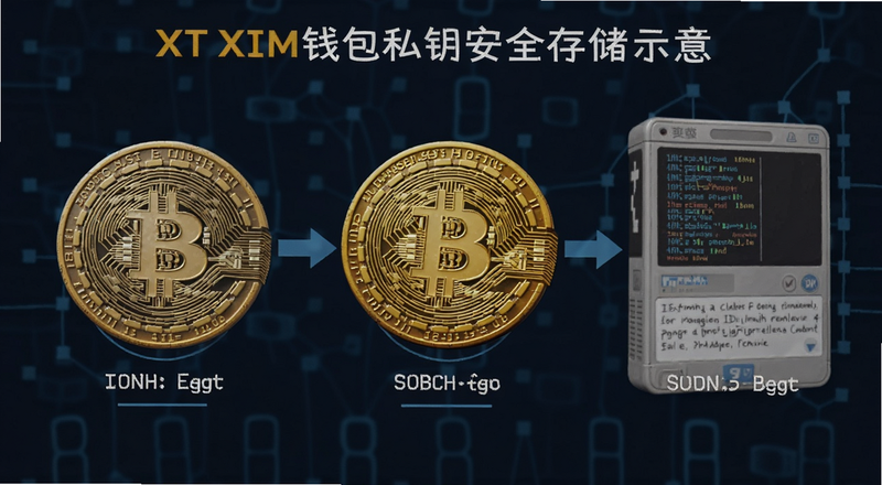 ���ر�Ǯ��˽Կ��ȫ�洢ʾ��ͼ