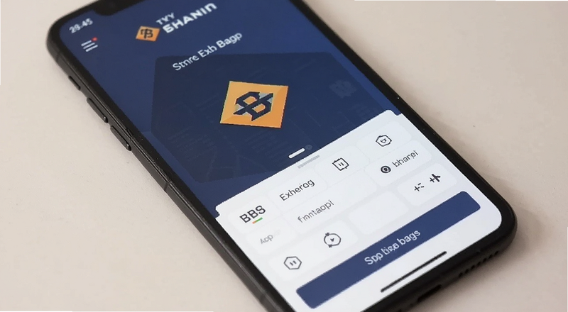 币安交易所APP首页界面预览图