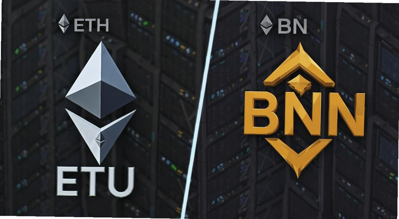 以太坊和币安币标志对比图|ETH BNB