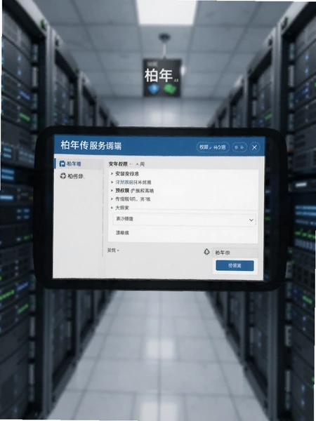 柏年传服务端安装权限请求界面预览图