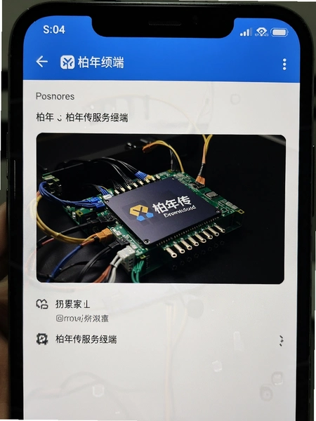 柏年传服务端在安卓手机上的运行界面预览图
