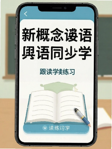 新概念英语单词同步学 跟读练习界面