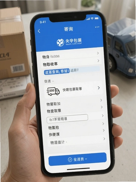 快递包裹寄取查询物流追踪界面