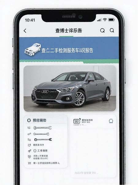 查博士二手车检测服务车况报告界面预览图