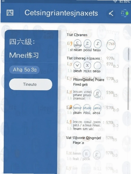 英语四六级考试真题 听力练习界面预览图