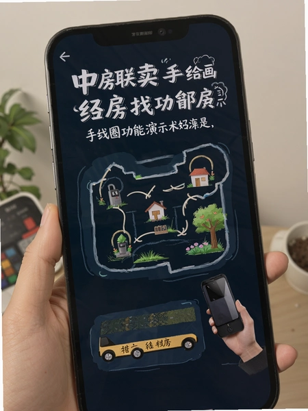 �з������ֻ滭Ȧ�ҷ�������ʾͼ