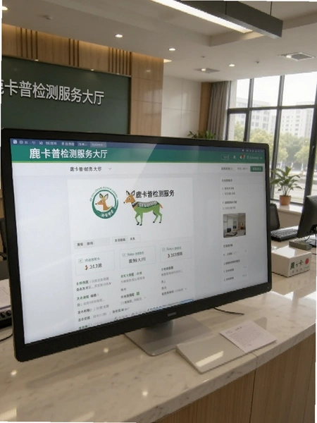 鹿卡普检测服务大厅界面截图