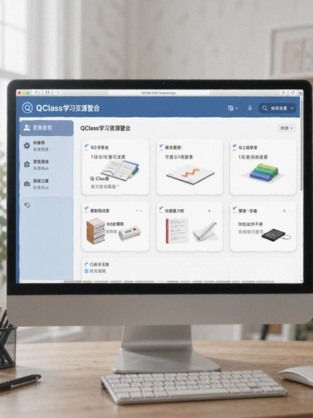 QClass学习资源整合界面预览图