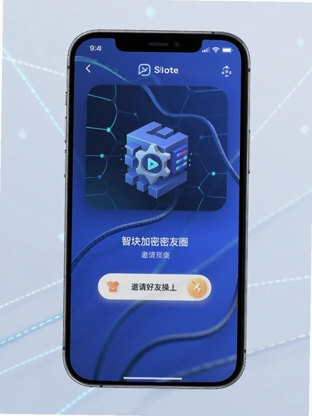 智块加密密友圈邀请好友操作界面预览图