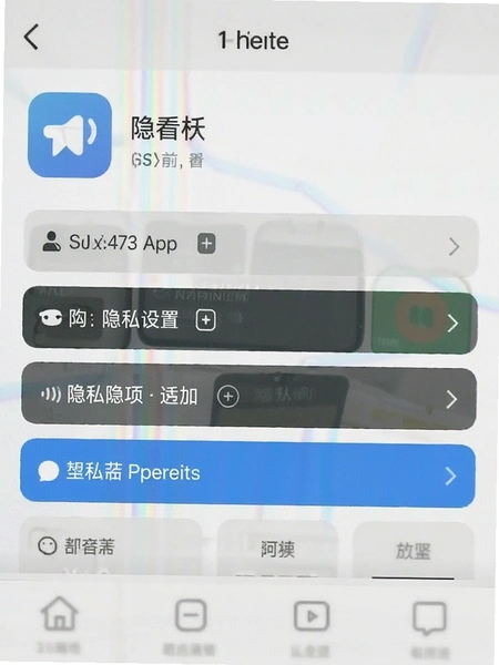 �ʵ�App���ý�����˽ѡ��