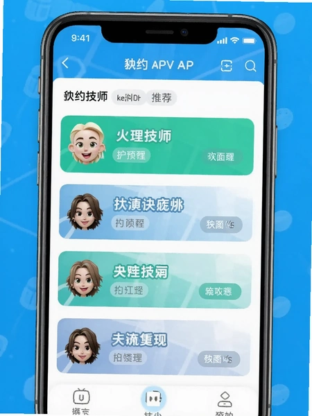 ��ԼAPP��ʦ�Ƽ��б�����Ԥ��ͼ