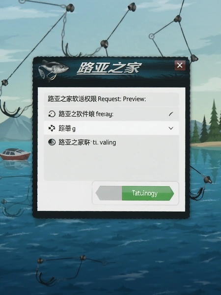 路亚之家软件安装权限请求界面预览图