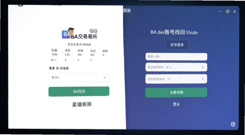 BA交易所账号找回登录界面预览图