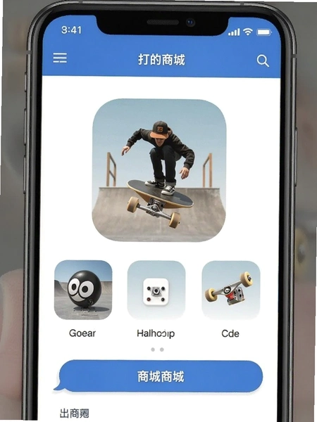 滑板圈app商城订单页面