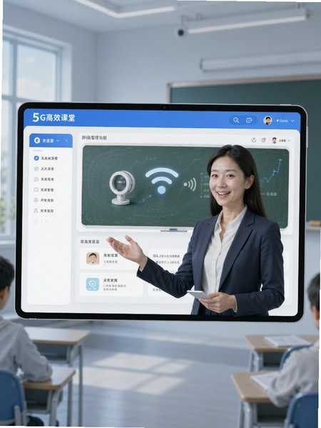 5G高效课堂教师班级管理功能界面预览图