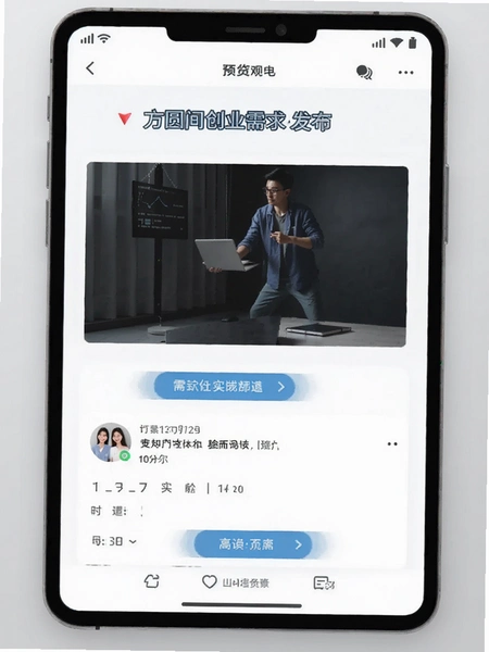方圆间创业需求发布页面预览图