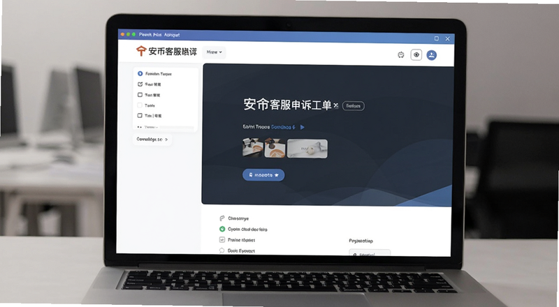 安币客服申诉工单提交页面预览图