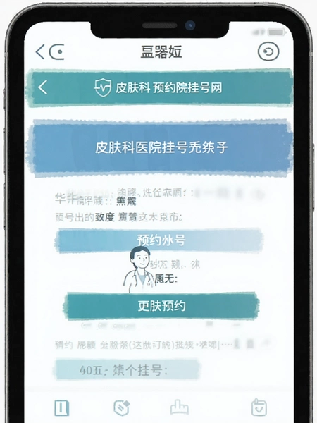 皮肤科医院挂号网 预约挂号界面
