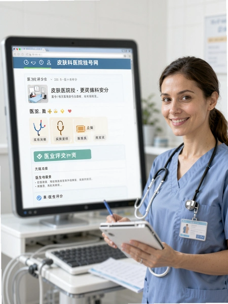 皮肤科医院挂号网 医生评分页面