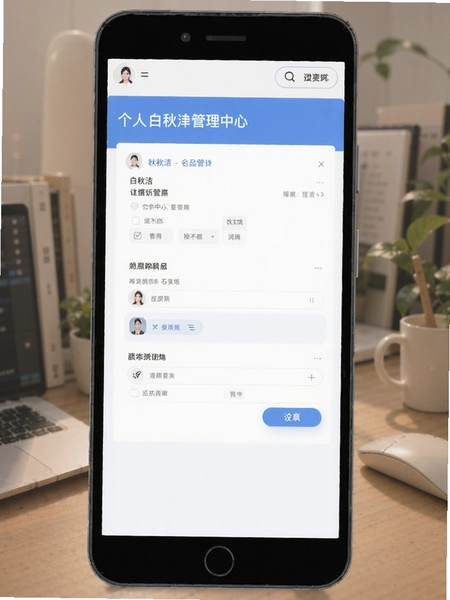 白秋洁个人中心订单管理界面