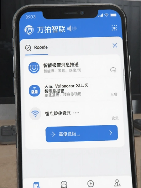 万拍智联智能报警消息推送界面预览图