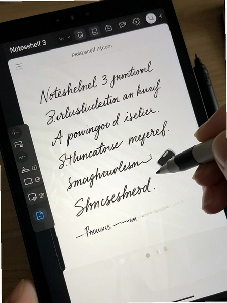 Noteshelf 3 ��д�ʼ�Ч��չʾͼ