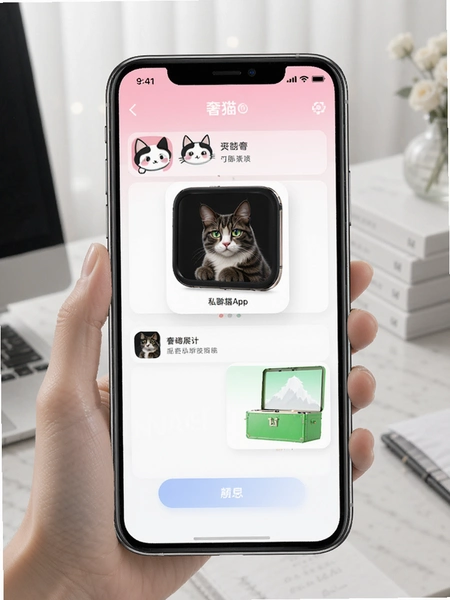 ��èApp˽�Ľ��湦��չʾͼ