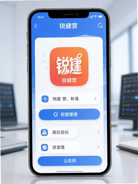 锐健营APP权限管理界面预览图