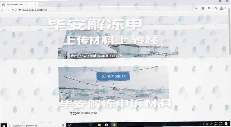 毕安解冻申诉材料上传页面预览图