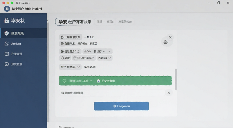 毕安账户解冻状态界面预览图
