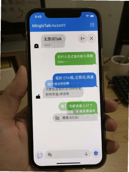 MingloTalk无禁词聊天软件 聊天界面