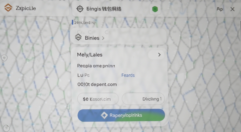 安币钱包转账网络选择界面预览图
