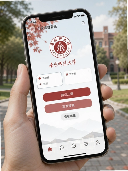 �Ͼ�ʦ����ѧAPP ��¼ҳ�� �ֻ����� У԰���