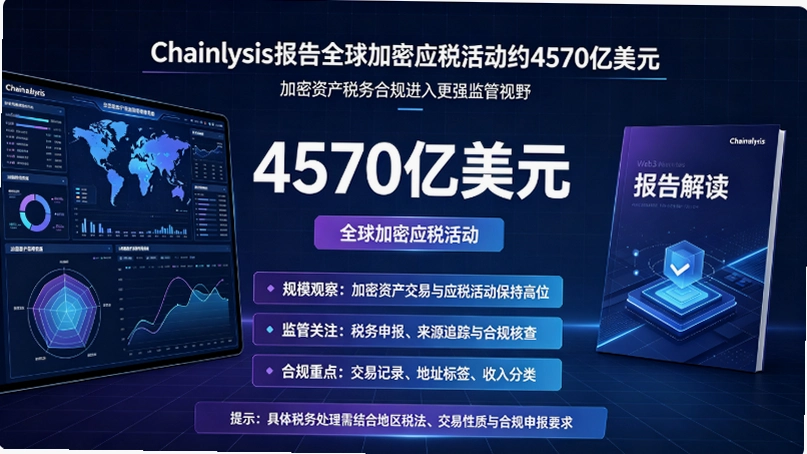 Chainalysis����ȫ�����Ӧ˰�Լ4570����Ԫ������˰