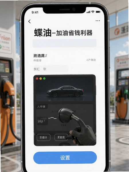 蝶油-加油省钱利器 软件设置页面预览图
