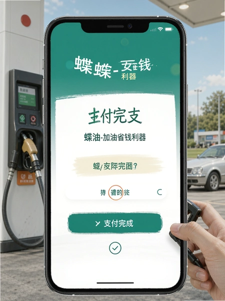 蝶油-加油省钱利器 支付完成页面