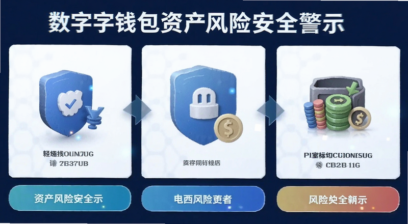 数字钱包资产风险安全警示图