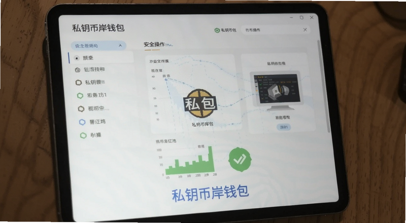 私钥币岸钱包安全操作界面预览图