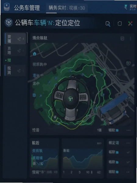 ���񳵹�������ʵʱ��λ�켣����Ԥ��ͼ