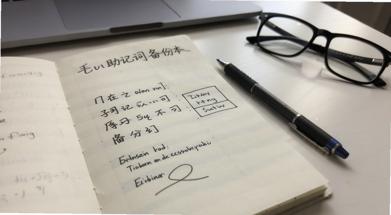 手抄助记词备份本实拍图
