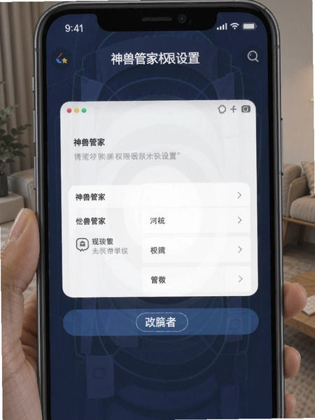 神兽管家家长端权限设置页面