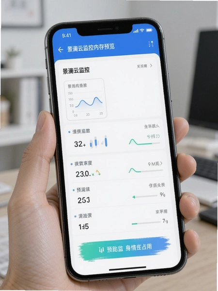 景澜云监控手机内存占用情况预览图