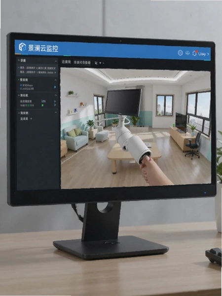 景澜云监控远程画面查看效果图