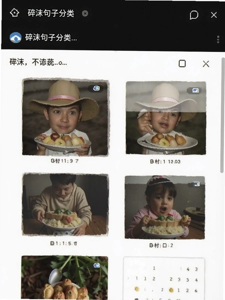 碎沫句子分类界面截图
