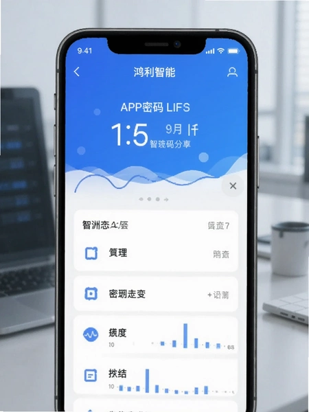 鸿利智能APP密码管理界面预览图