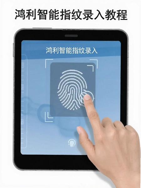 鸿利智能指纹录入教程图
