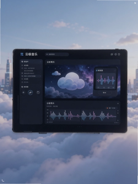 云极音乐场景设置界面预览图