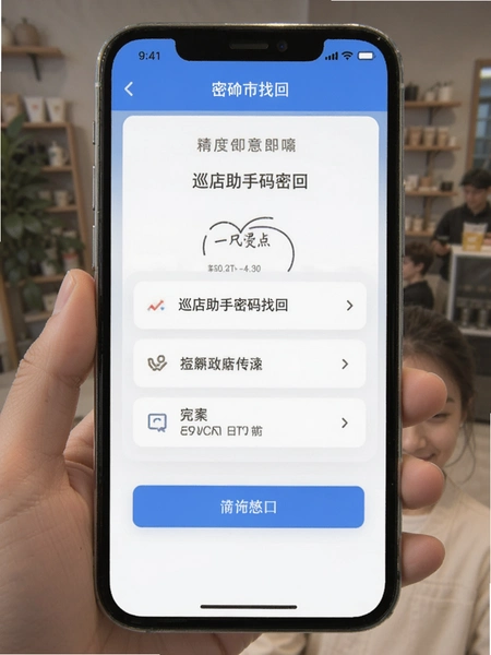 巡店助手密码找回界面