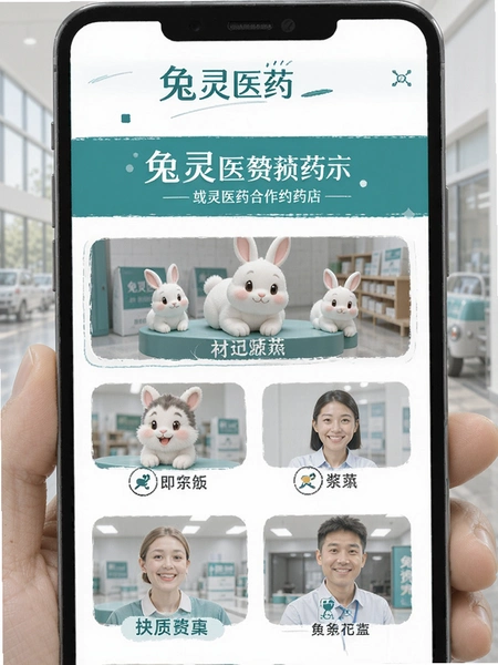 兔灵医药合作药店资质展示页面